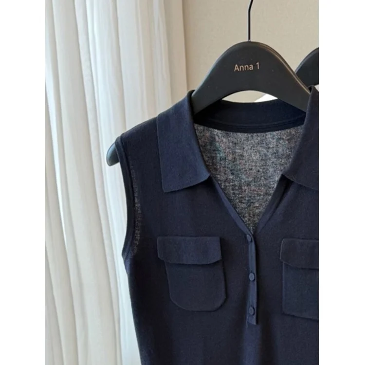 سترة Ne غير رسمية للنساء للتنقل في الصيف، قاعدة فريدة من نوعها قابلة للتنقل irt، بلوزة فضفاضة محبوكة من مزيج القطن والبوليستر والحرير #2