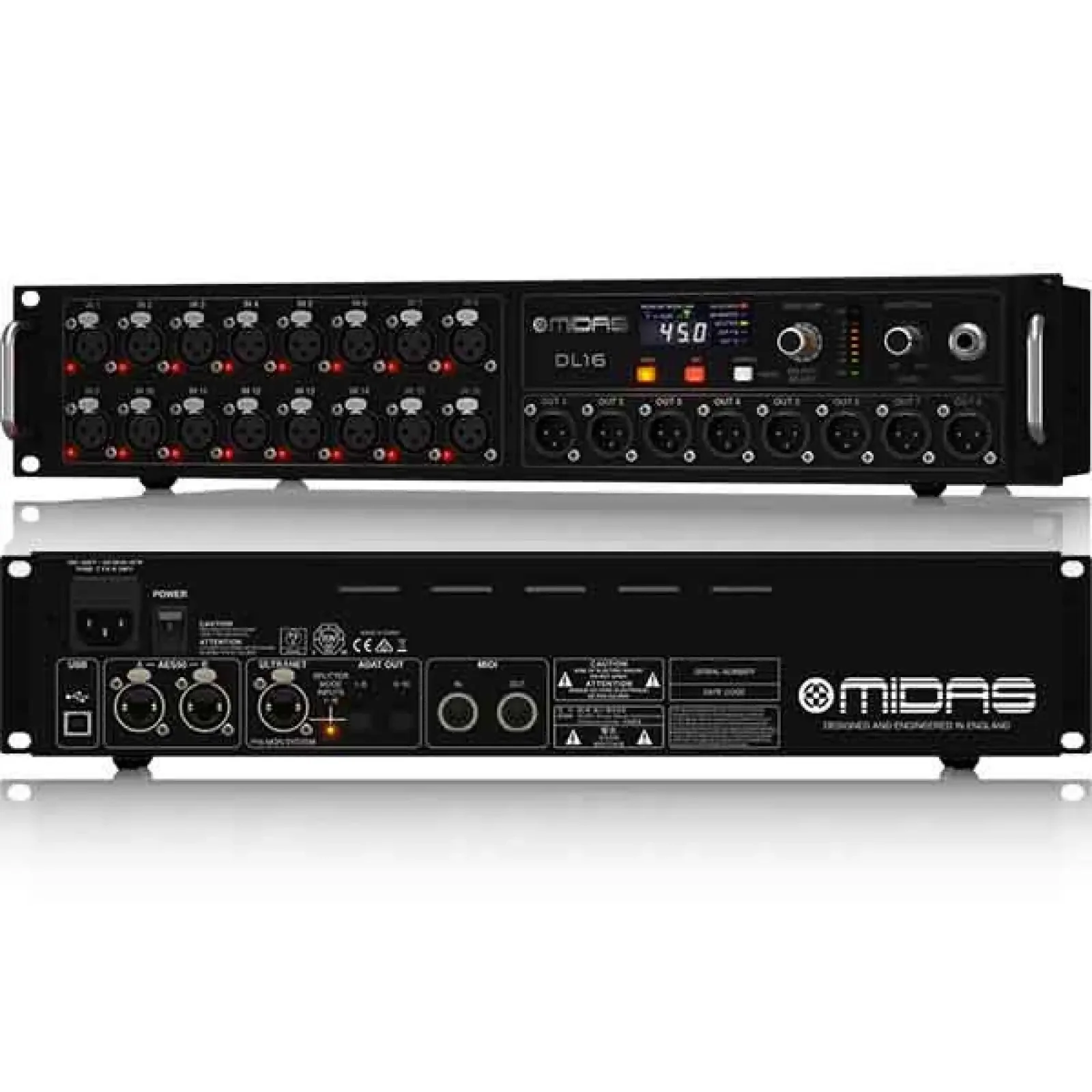 Midas DL16 Digital Snake 16-input / 8-output Stage Box For Live Show Professional Audio Mixer Sound System