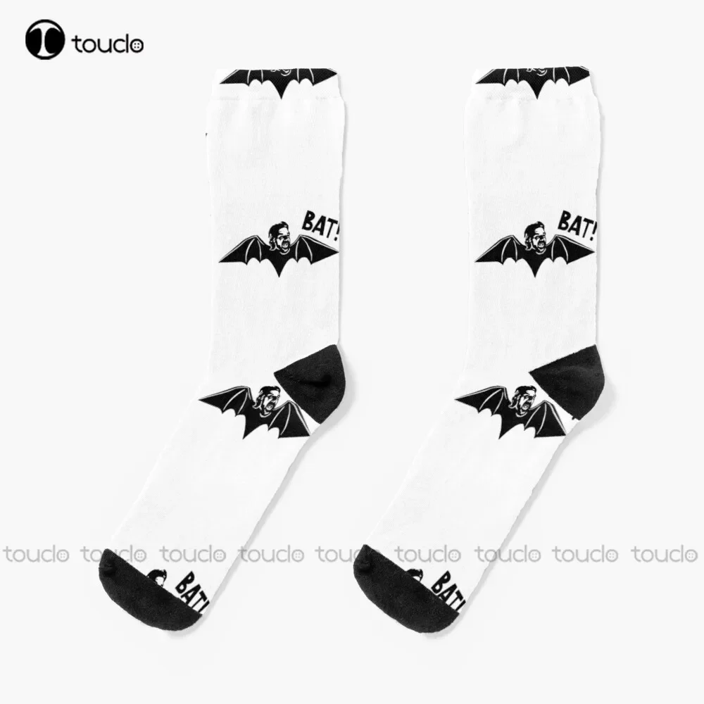 Bat What We Do In The Shadows Nandor Vampire Vampires Halloween Socks Boot Socks For Men Unisex Adult Teen Youth Socks Custom