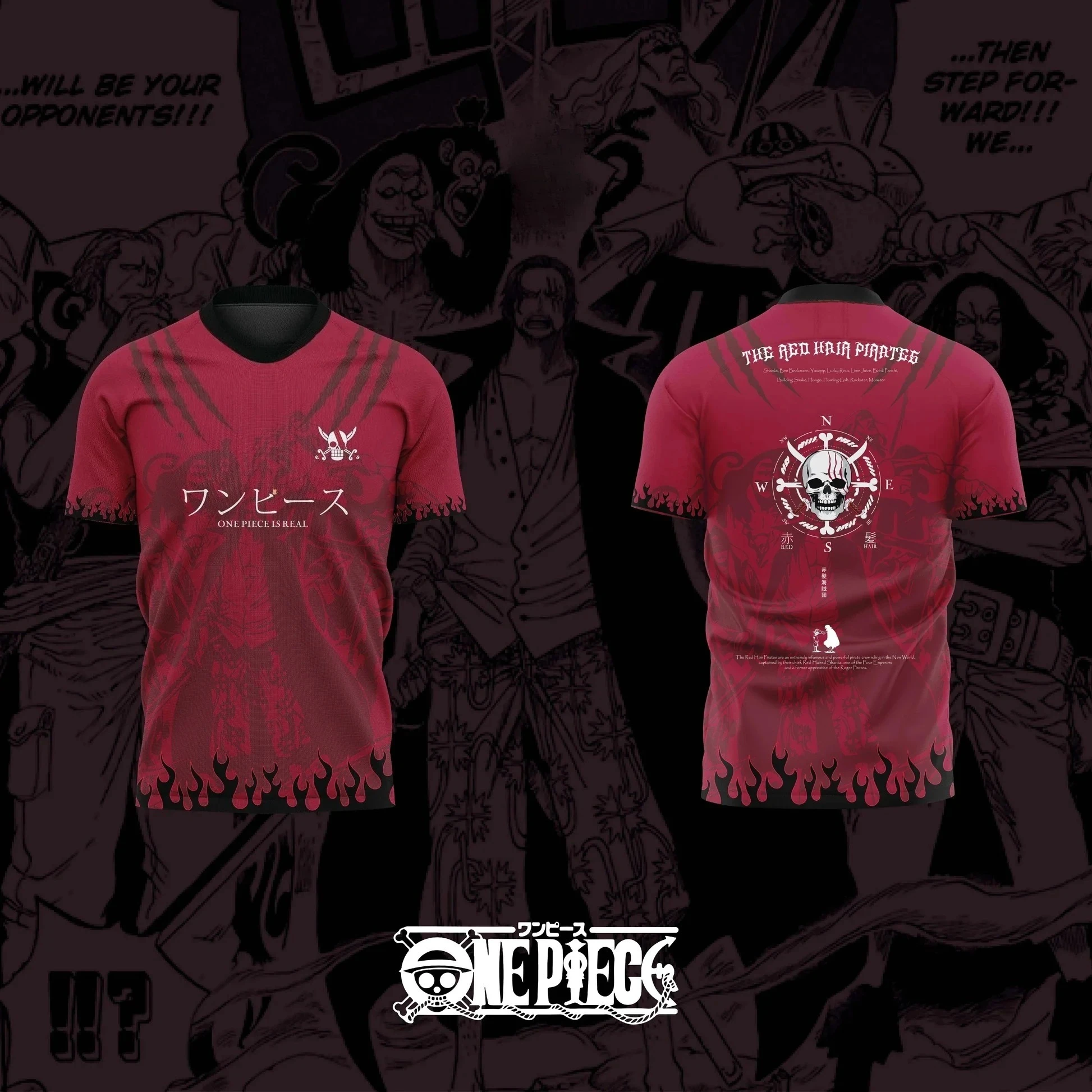 

Футболка с 3D-принтом «One Piece: Красные волосы» 2026 года, мужская, летняя, спортивная, повседневная, для детей и взрослых
