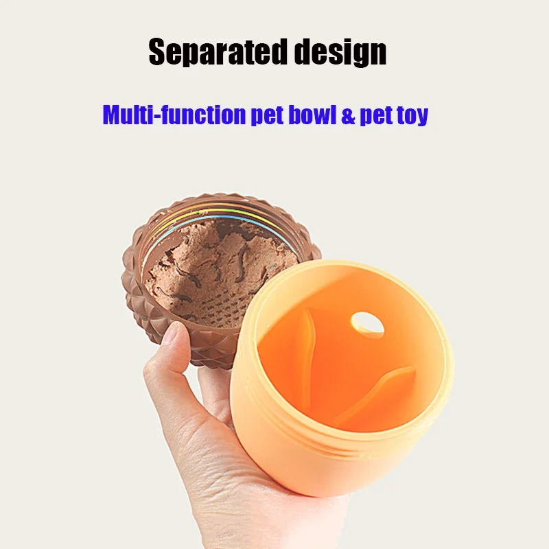 Dog Toys Leaking Food Ball Funny Interactive Pet Slow Feeder Bowl Puzzle Toy Pinecone Pet Tooth Cleaning Chew Toys Pet Supplies