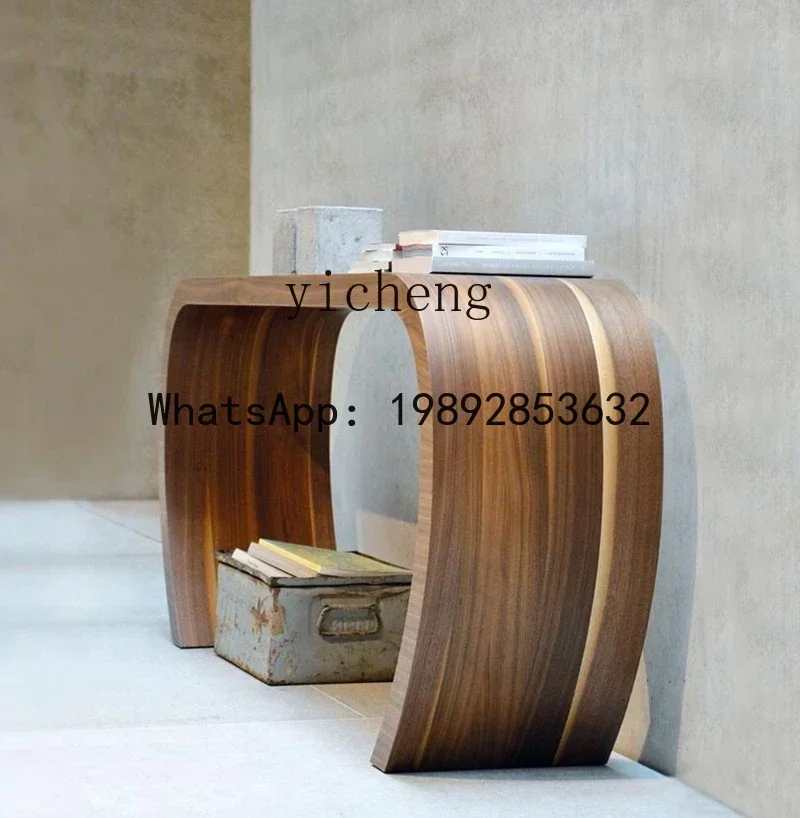 

W8- medieval entrance table strip case entrance table retro simple modern entrance cabinet decoration