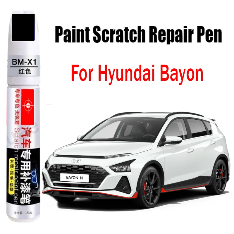 

Car Paint Pen Scratch Repair Touch-Up Paint Pen for Hyundai Bayon Paint Scratch Remover Car Paint Care Accessories