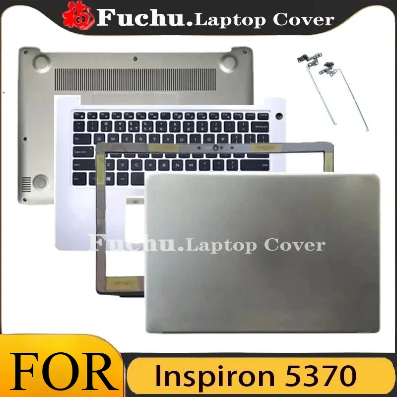 New For DELL Inspiron 5370 Laptops Case LCD Back Cover/Front Bezel/Hinges/Palmrest Keyboar/Bottom Case  Laptop Replace Cover