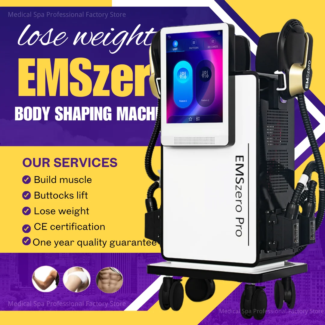 

6500w EMSzero RF Sculpt Machine Body Contouring Machine Professional EMS Body Sculpting Shaping Weight loss