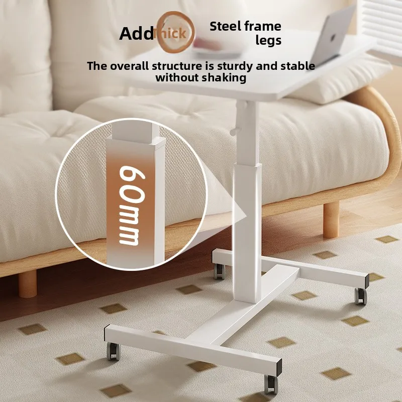 Meja komputer lipat portabel, meja kecil untuk rumah, kamar tidur, kantor, meja tulis, meja presentasi