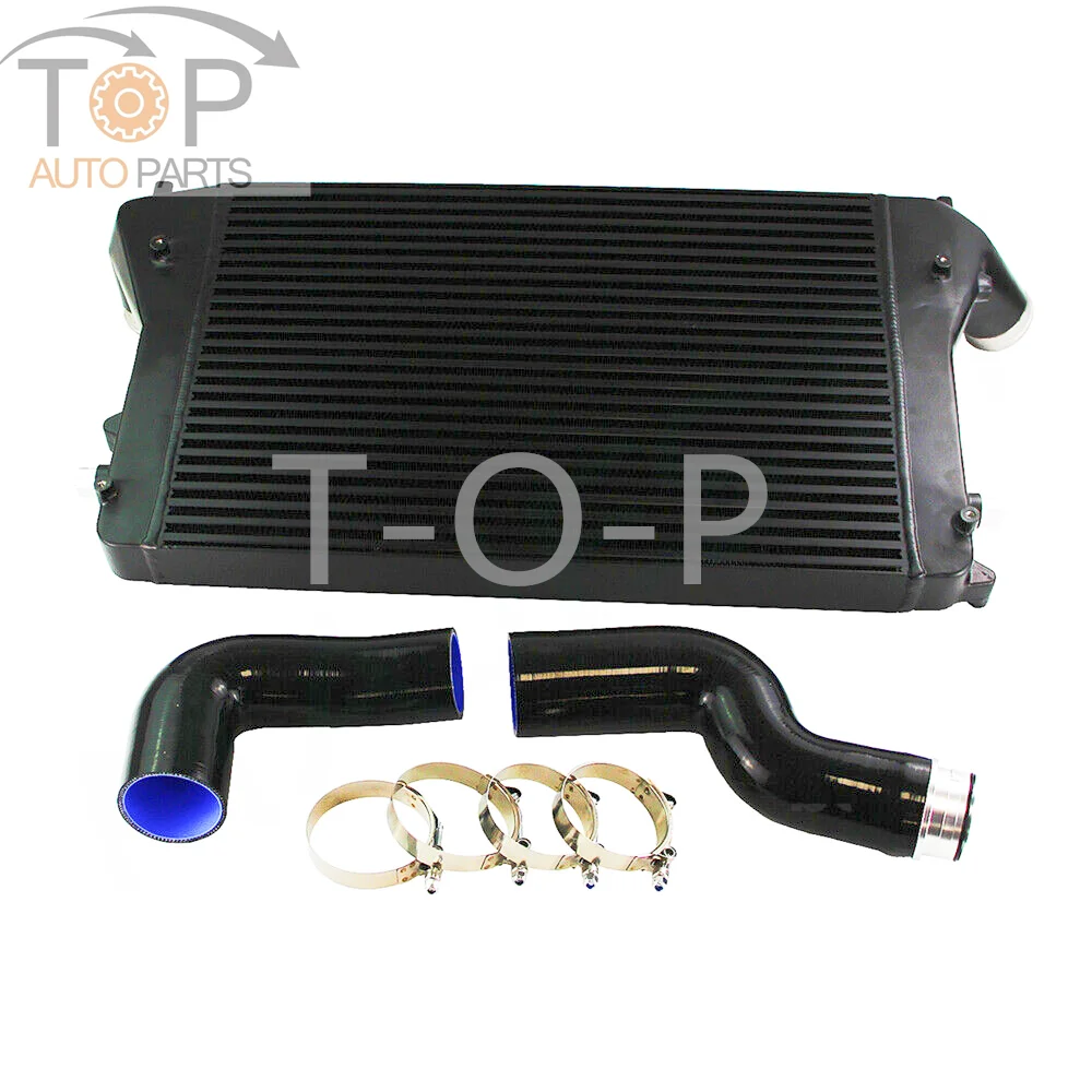 Upgrade FMIC Engine Turbo Turbocharger Inter Cooler Intercooler Kit For VW Golf GTI 2.0 MK5 MK6 for Audi A3/S3 (VERSION 2) Black