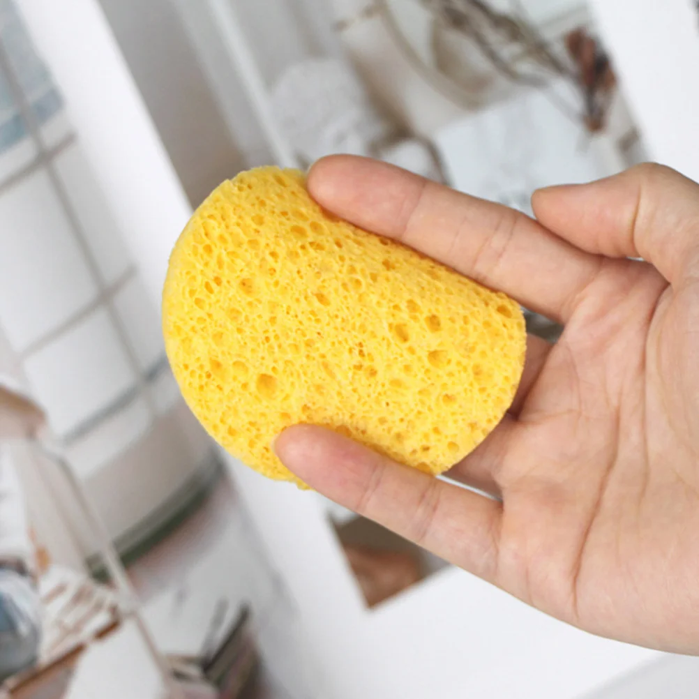 Set di 20 Spugnette per il Viso, Spugne Esfolianti per la Pulizia Profonda dei Pori, Riutilizzabili per Pelli Sensibili, per Lavaggio, Applicazione Trucco e Miscelazione Cipria