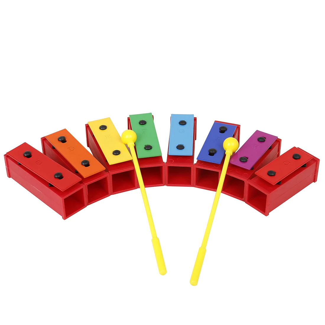 Carillon 8-Tone Hand-Tapping Piano Portable Children's Music Enlightenment Independents Sound Brick Percussion Instrument