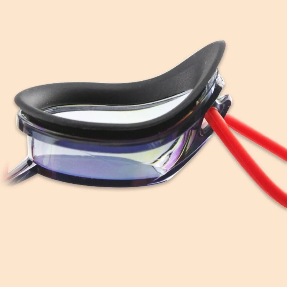 

Оптические очки, противотуманные очки для плавания, сменные профессиональные очки для плавания, водонепроницаемые, с электропокрытием для взрослых