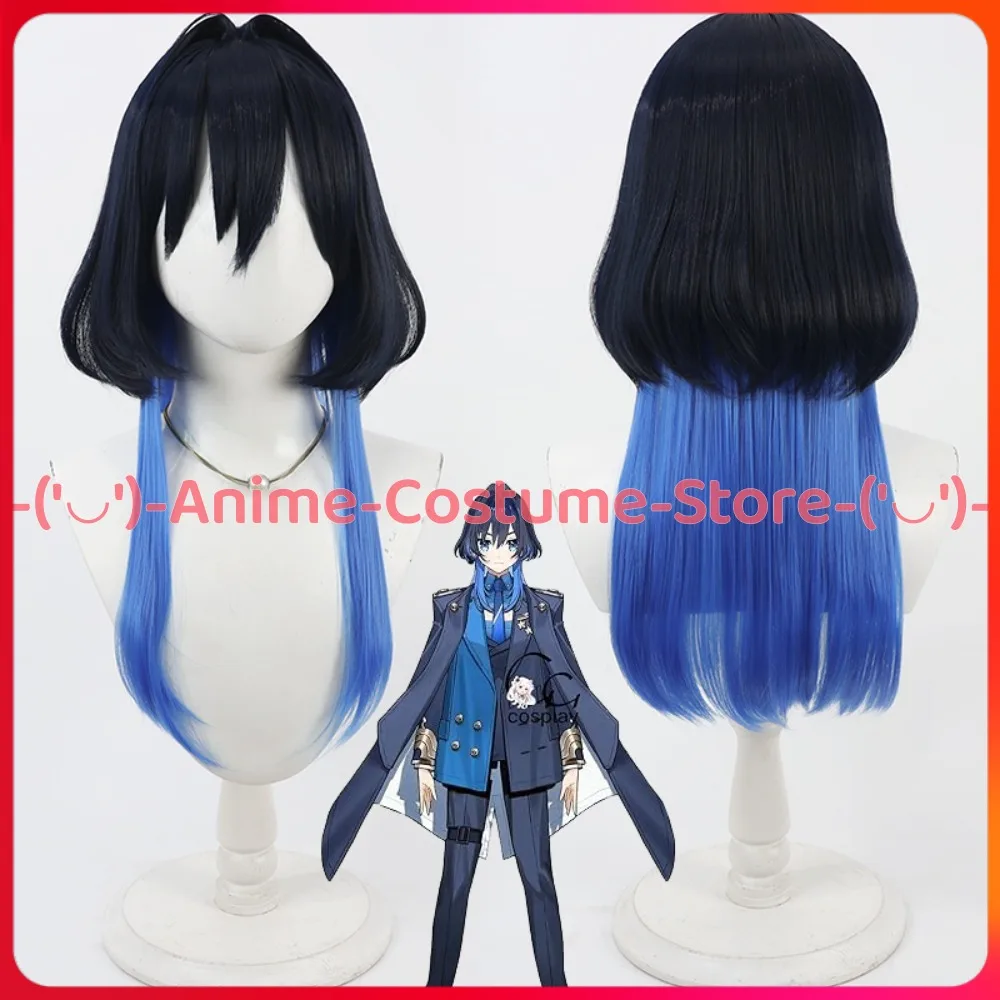 

Hololive EN VTuber Ouro Kronii Cosplay Wig Anime Character Halloween Carnival Party Costume Wigs Heat Resistant Synthetic Hair