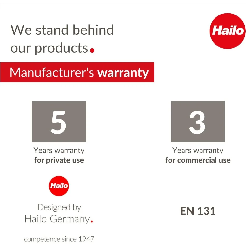 Pasos plegables de aluminio extragrandes con riel de alta seguridad, pies de agarre suave y construcción de acero inoxidable para una mayor comodidad