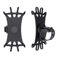 Universal Motorcycle Silicone Bicycle Phone Holder With 360 ° Adjustable Bicycle Phone Holder