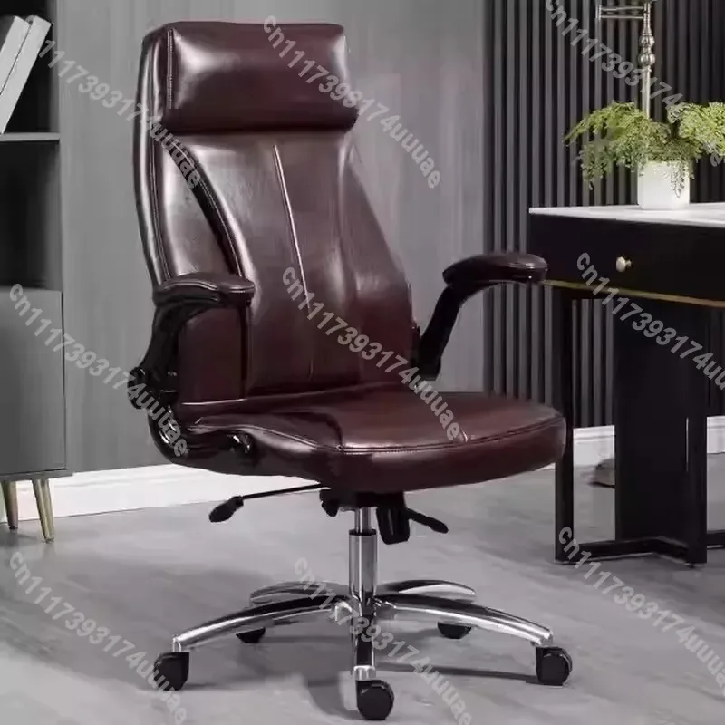 Ergonomic Swivel Office Chair, Height Adjustable Comfort Backrest Computer Chair For Home Business Use