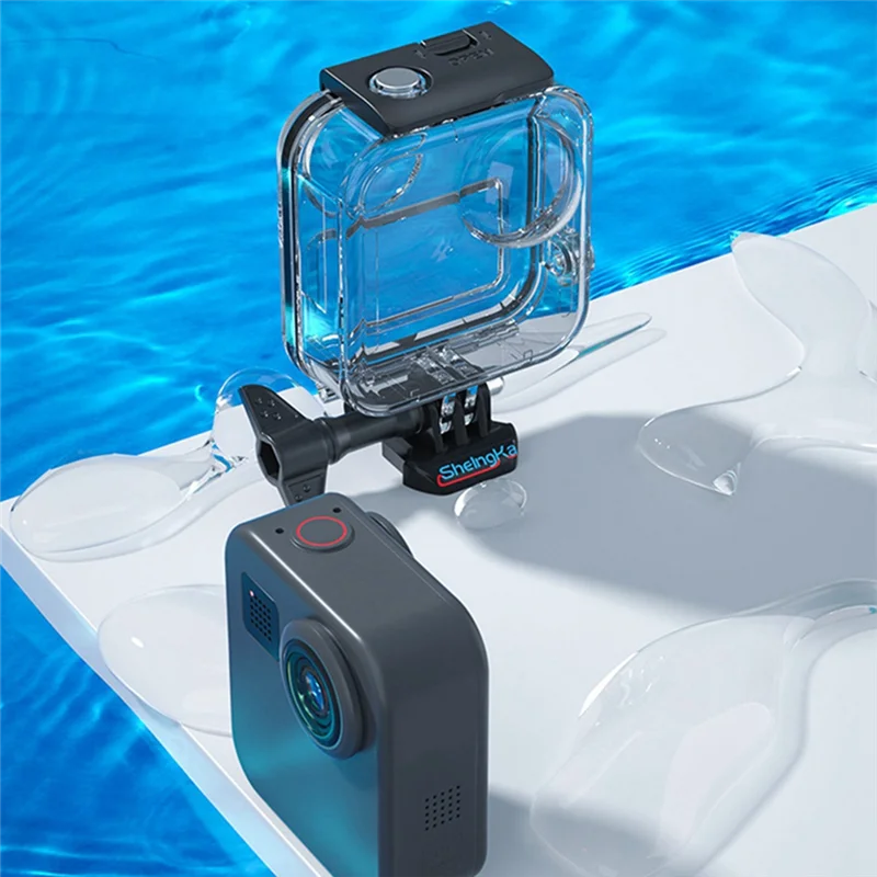 

Sheingka для Gopro MAX панорамная спортивная камера безель подводный чехол многофункциональный чехол для дайвинга черный и прозрачный