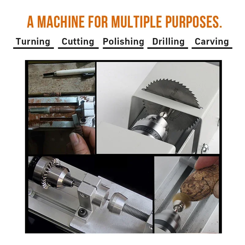 12-24V Mini Lathe Machine Miniature Buddha Pearl Lathe DIY Woodworking Buddha Pearl Lathe Machine Wood Drill Rotary Tool