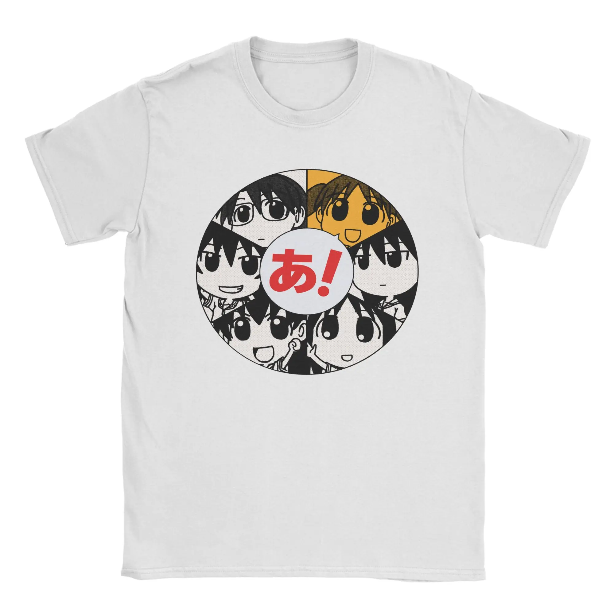 

Футболка в стиле аниме Azumanga Daioh, модные крутые футболки с короткими рукавами, футболка в стиле ретро Y2K, летняя хлопковая футболка с круглым вырезом, размеры 4XL, 5XL, 6XL