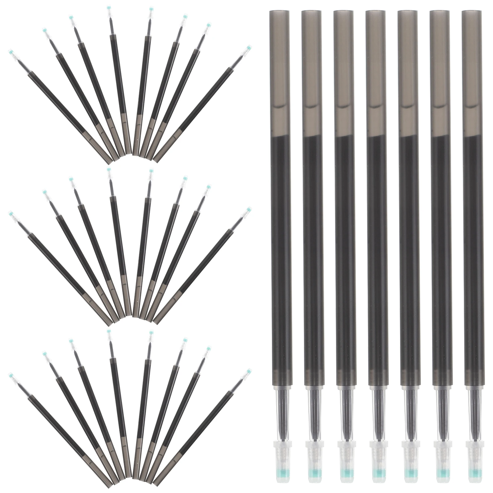 

100 Pcs Erasable Refill Aesthetic Pens Chinese Ink Plastic Markers Bundle