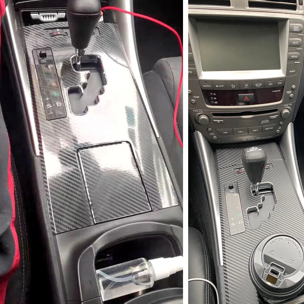 For Lexus IS 250 300 2006-2011 Interior Central Control Panel Door Handle  Stickers Decals Car Styling Accessorie