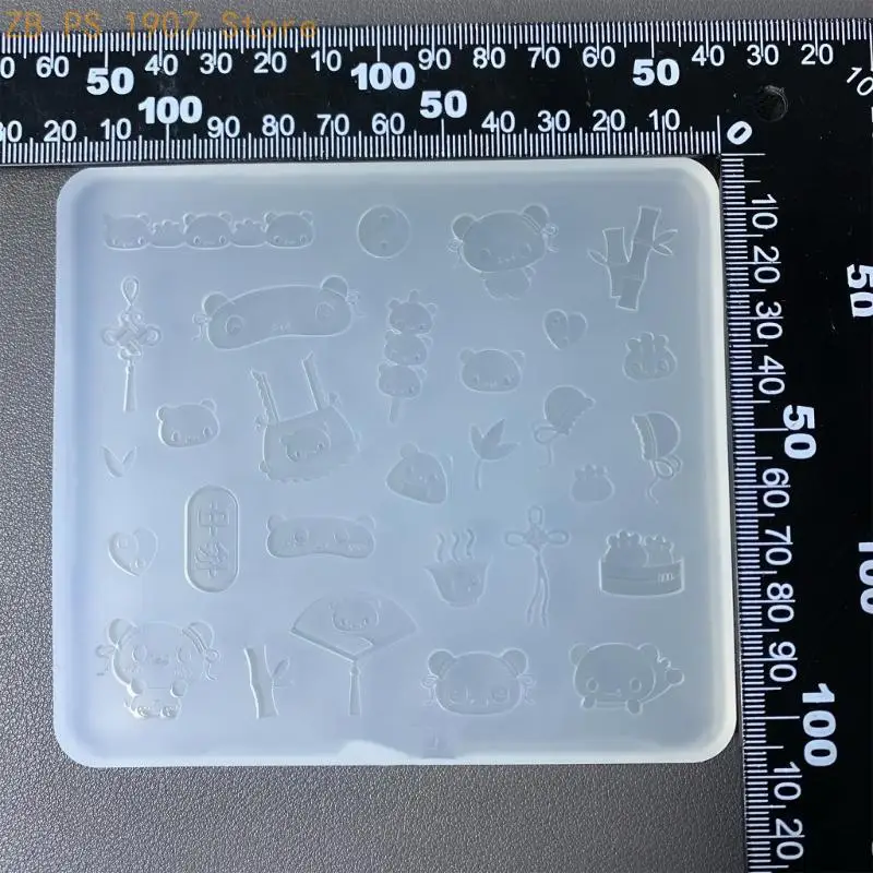 Panda Shaped Accessories Silicone Mold Epoxy Resin Mould for Jewelry Enthusiasts 55KA