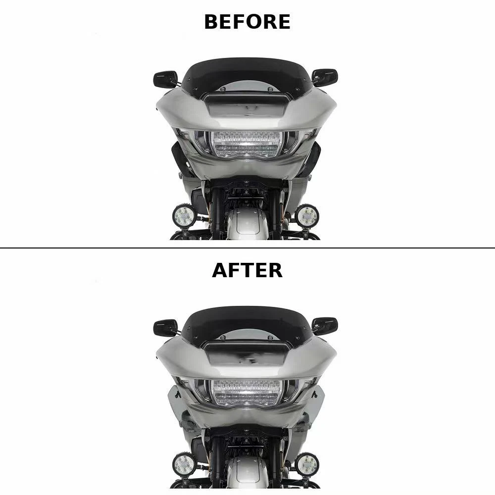 New Motorcycle Upper Fairing Colored Side Wind Air Deflector For 2023+ FLTRXSE, 2024+ FLTRX & FLTRXSTSE Motorcycle Accessories