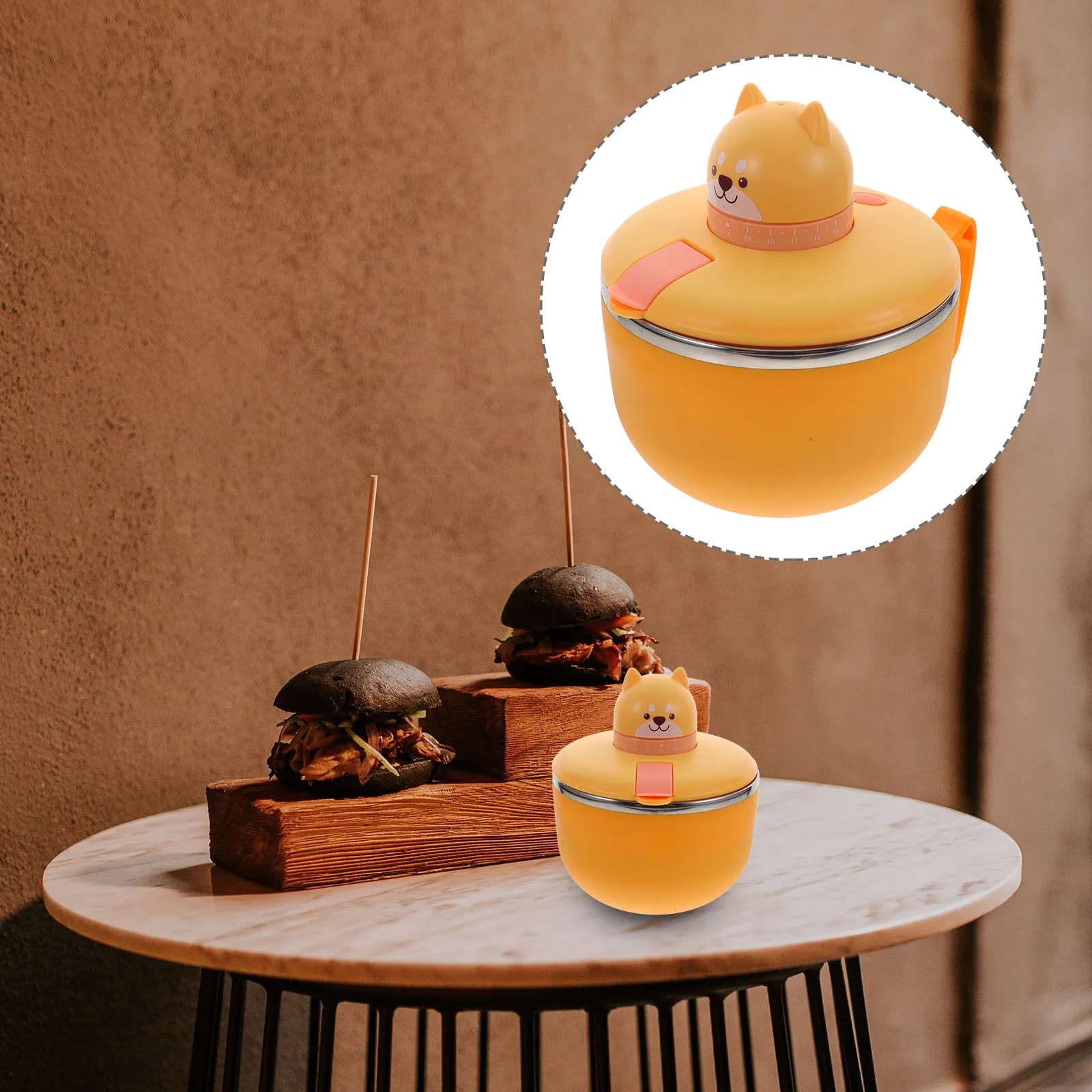 

Filter Ramen Bowl Soup Kitchen Supplies Salad Lid Reusable Food Container Easy Clean Home Student Accessories