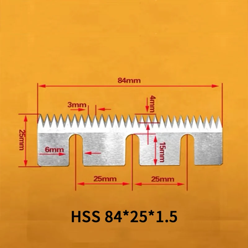 Packaging Machine Blade Serrated Packing Machine Blades Toothed Cutter Knife Serrated Blade