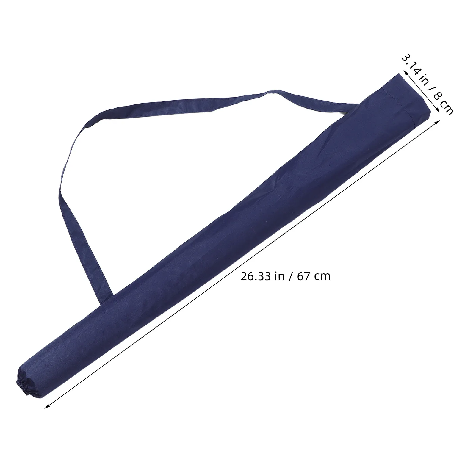 Immagine 3: Borsa Portatile Impermeabile per Ombrello Blu, Custodia da Viaggio con Tracolla Regolabile, Custodia Protettiva per Ombrello Bagnato