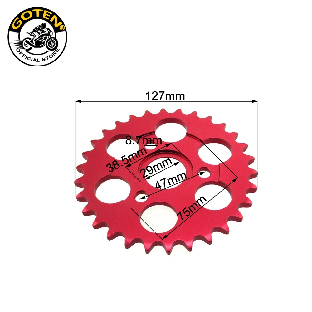 Goten 420 30T CNC Rear Sprocket For HONDA Z50A Z50 Z50R Z50J Monkey Bike