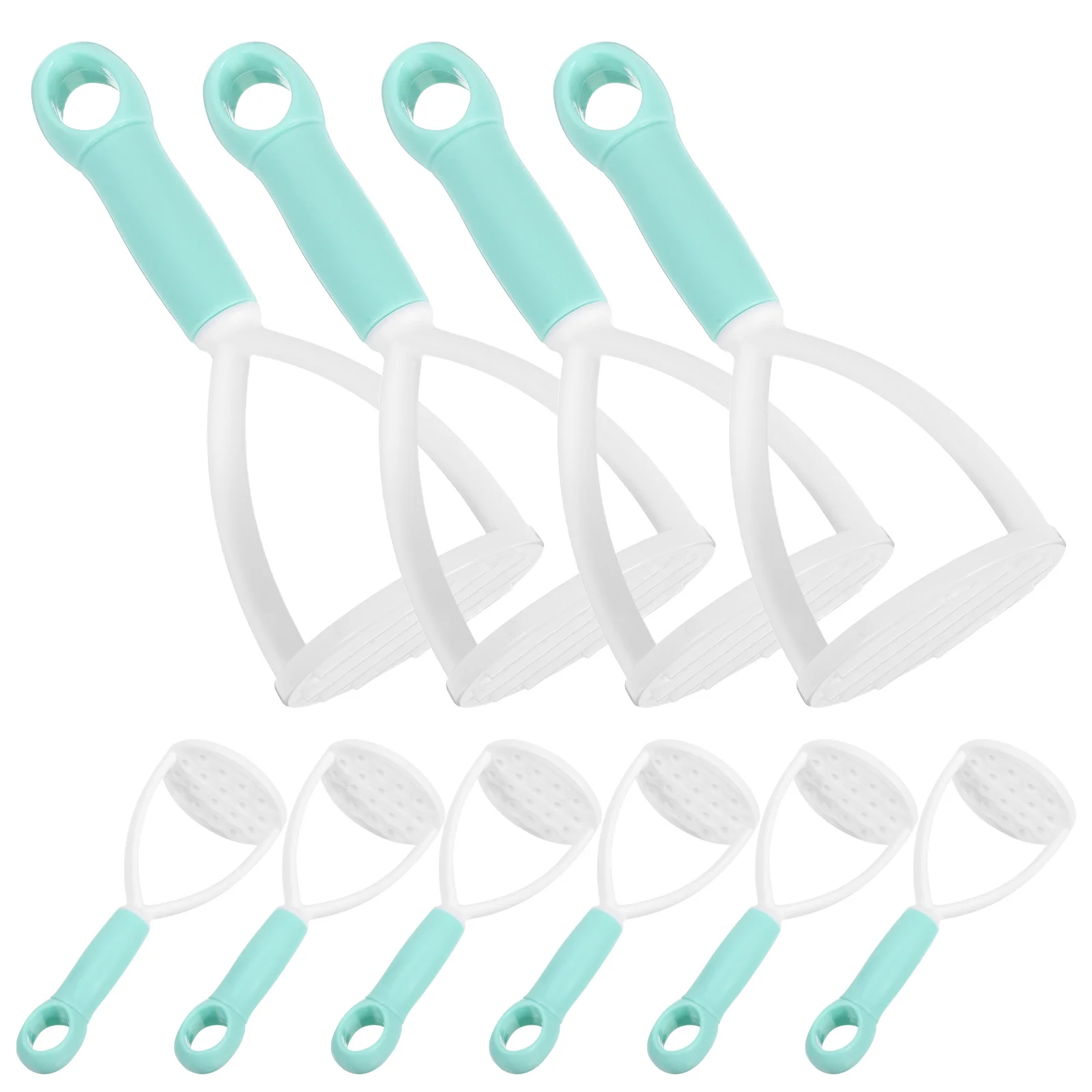 

Non Electric Potato Press 10pcs Handheld Fruit Masher Manual Kitchen Tool for Mashing Vegetables Avocado Lightweight Crusher