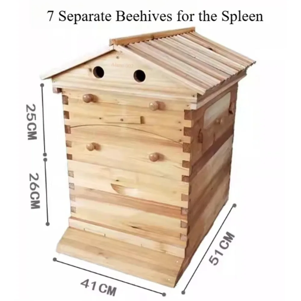 Beehive Self-flow Bee hive Automatic honey flow, Bee Villa, Lang style beehive