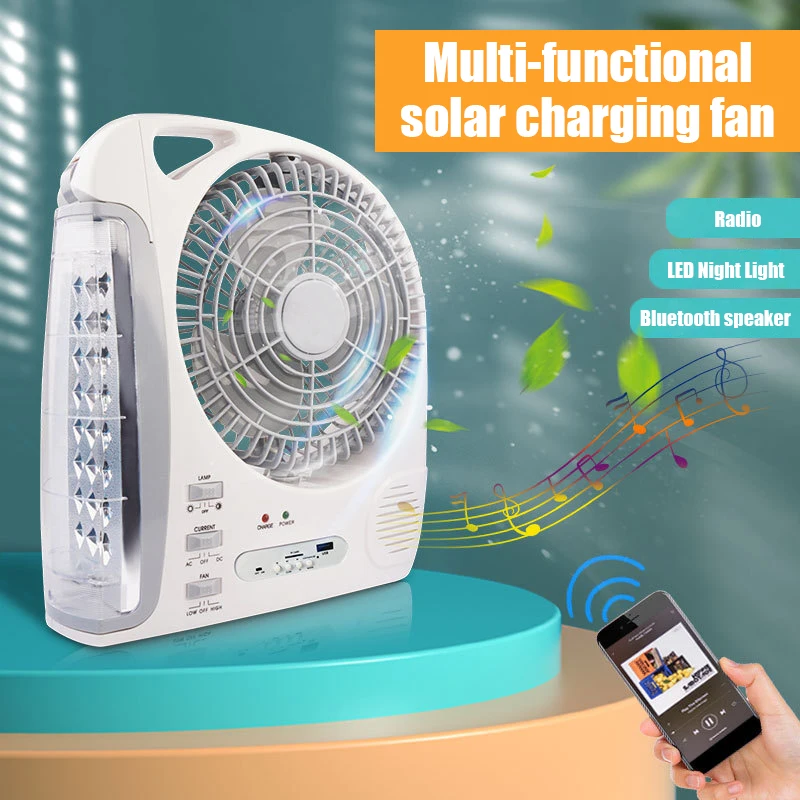 ventilateur-silencieux-a-chargement-solaire-equipe-d'un-panneau-solaire-fonction-audio-avec-lumiere-led-vitesse-du-vent-reglable