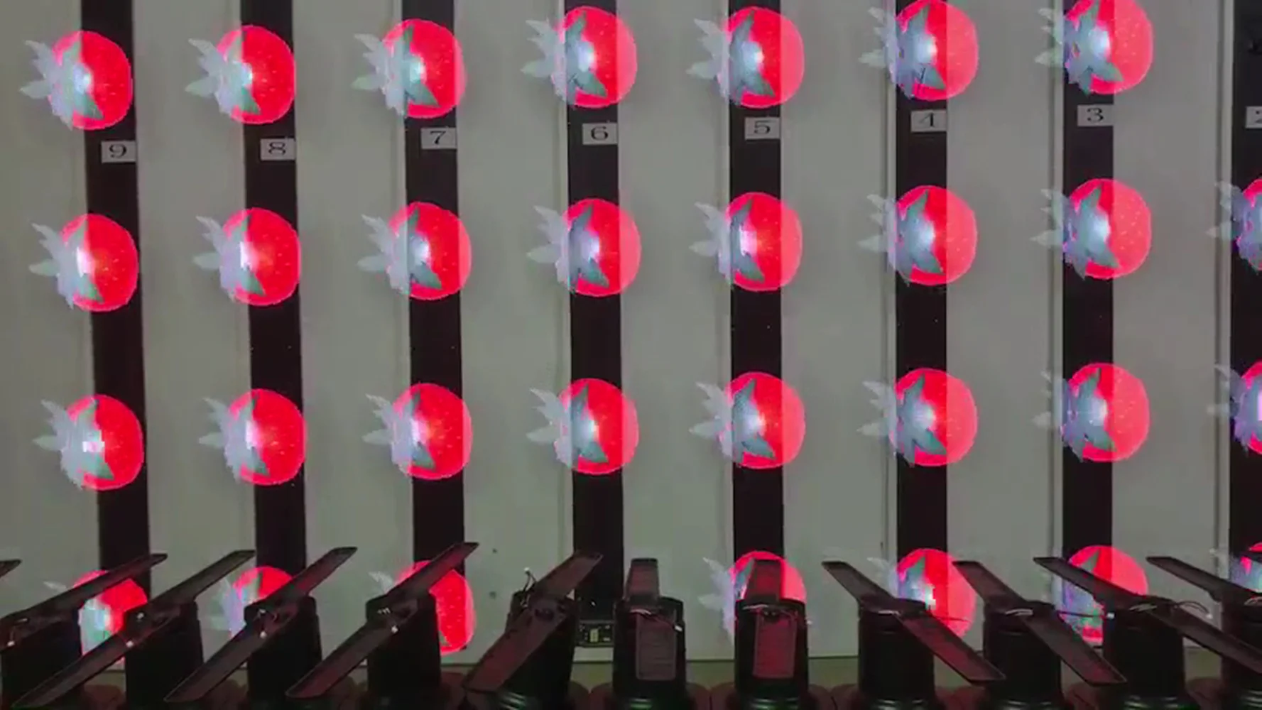 2pcs/lot Custom 65cm 3D LED Shop Advertising Light Box Digital Logo Sign HD Holographic Display pinning 3D Projector LED Hologra