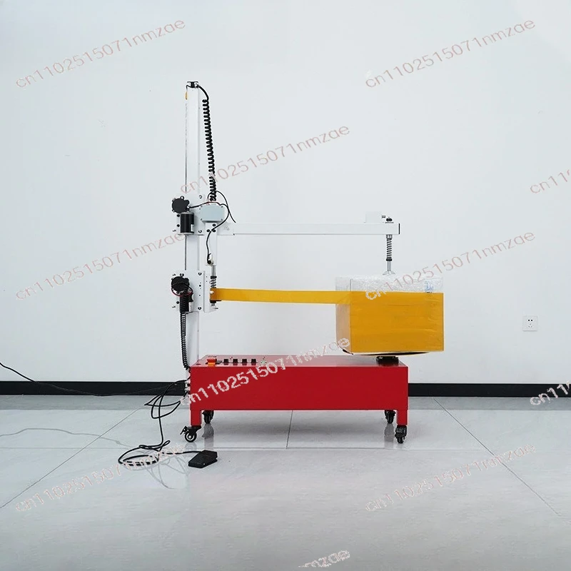 110/220V Logistics Carton Box Automatic Wrapping Tool 40/60CM PE Stretch Film Baler Electric Winding Film Packaging Machine