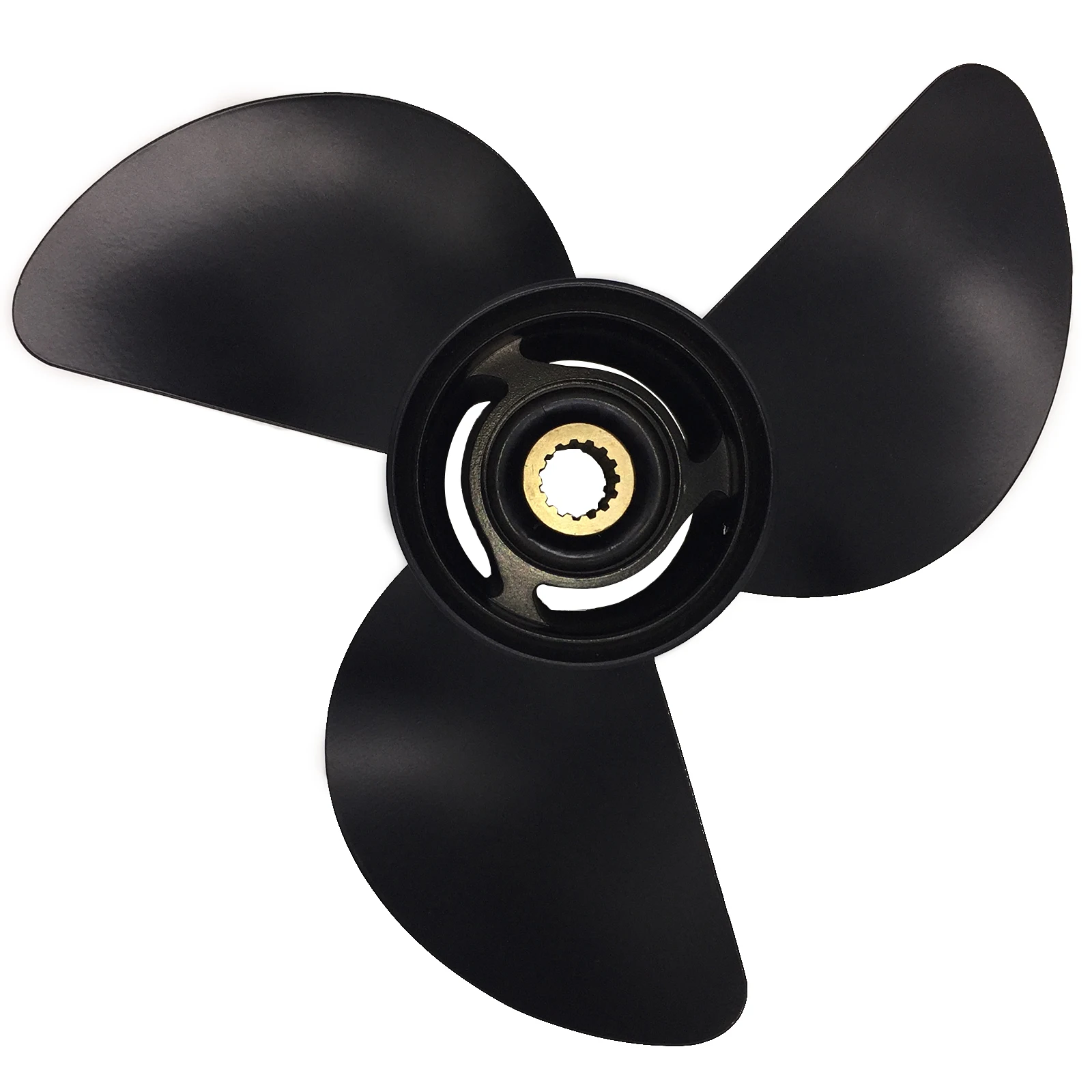 

Boat Propeller 13 1/4x17 for Tohatsu 60HP-125HP 3 Blades Aluminum 15 Tooth RH OEM NO: 3HKB64536-0 13.25x17