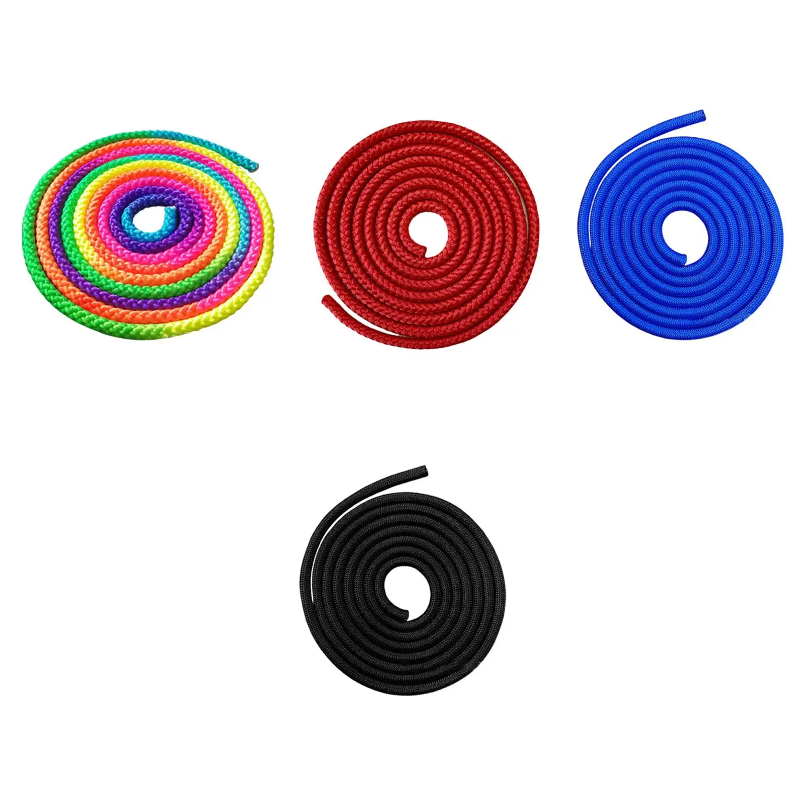 Professional Rhythmic Gymnastics Rope Fitness 3m Exercise Tools Nylon Mesh Supplies for Gymnast Dance Routine