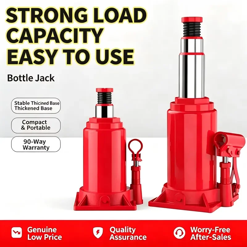 5T Single Stage Hydraulic Lifting Bottle Jack for Vehicle Maintenance Auto Repair Vertical Single Ram Hydraulic Bottle Jack