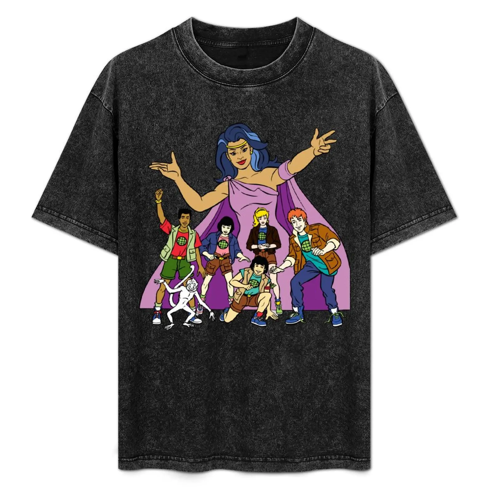 

Planeteers T-Shirt Graphic Print Short Sleeve T-Shirt