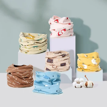 Inverno bebê mais quente pescoço cachecol para crianças meninos meninas lenço outono bonito dos desenhos animados cachecol macio pescoço colarinho das crianças cachecóis novo