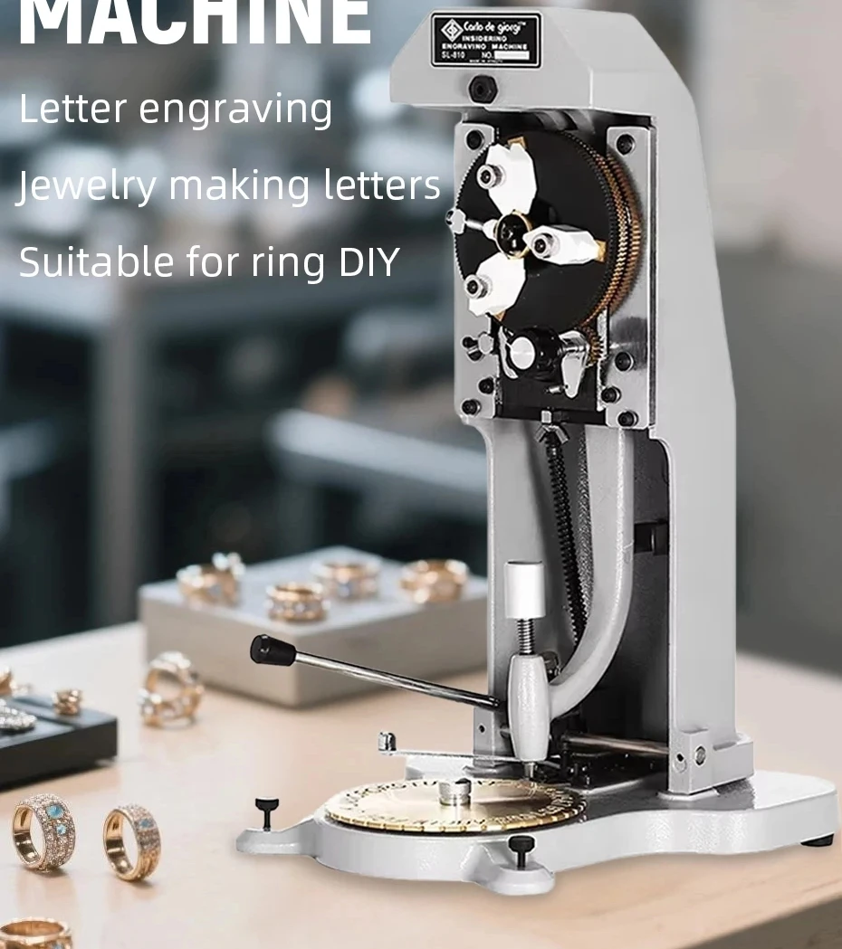 

SL-810 Jewelry Tools Manual Ring Engraving Machine Stainless Steel Rings Engraving Machine