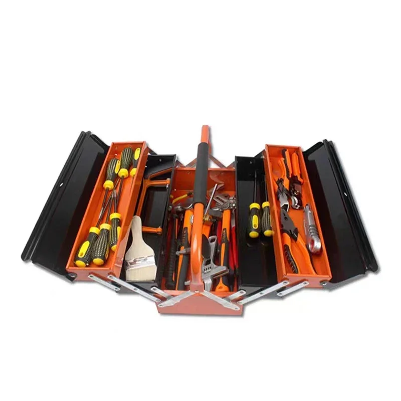 Folding Multifunctional Tool Organizer Box Electrician Professional Portable Suitcase Hardware Repair Tools Storage Accessories