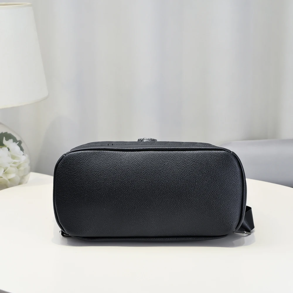 حقيبة ظهر على شكل جمجمة من SHELKSBAG للسيدات على الطراز القوطي ذات سعة كبيرة من جلد البولي يوريثان، حقائب مدرسية للسفر باللون الأسود