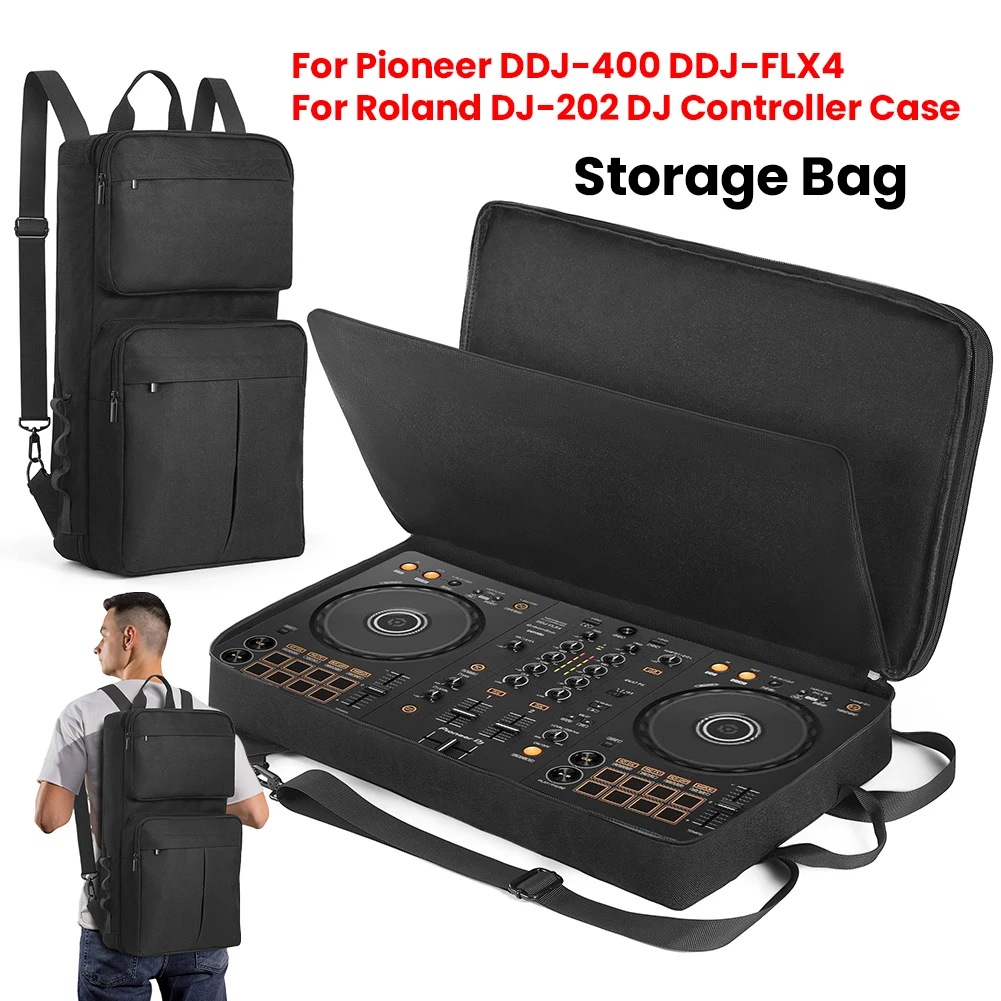 

Рюкзак для DJ-контроллеров Pioneer DDJ-400, DDJ-FLX4, Roland DJ-202, портативный чехол для хранения, дорожный кейс, защита от царапин
