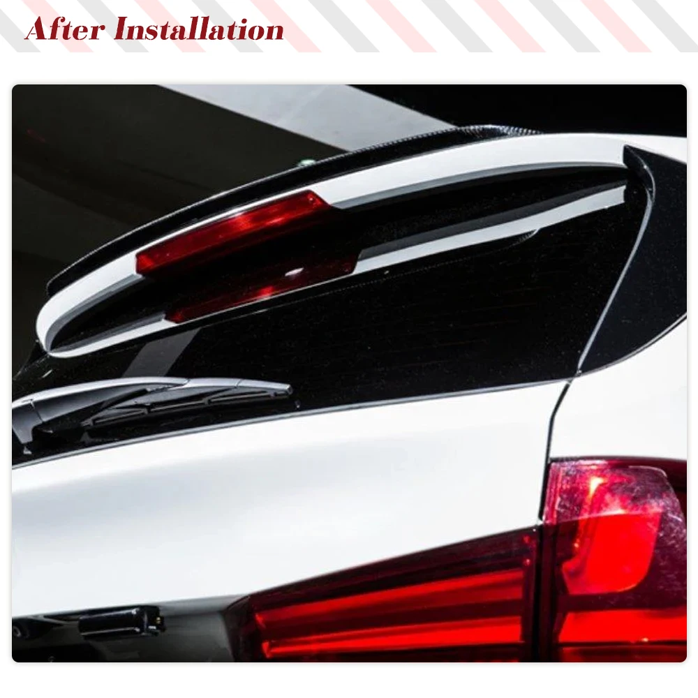 Carbon Fiber Car Roof Spoiler for BMW X5 F15 M Sport X5M 2014-2018 Car Roof Window Extention Trim Top Wing Spoiler Lip Body Kits