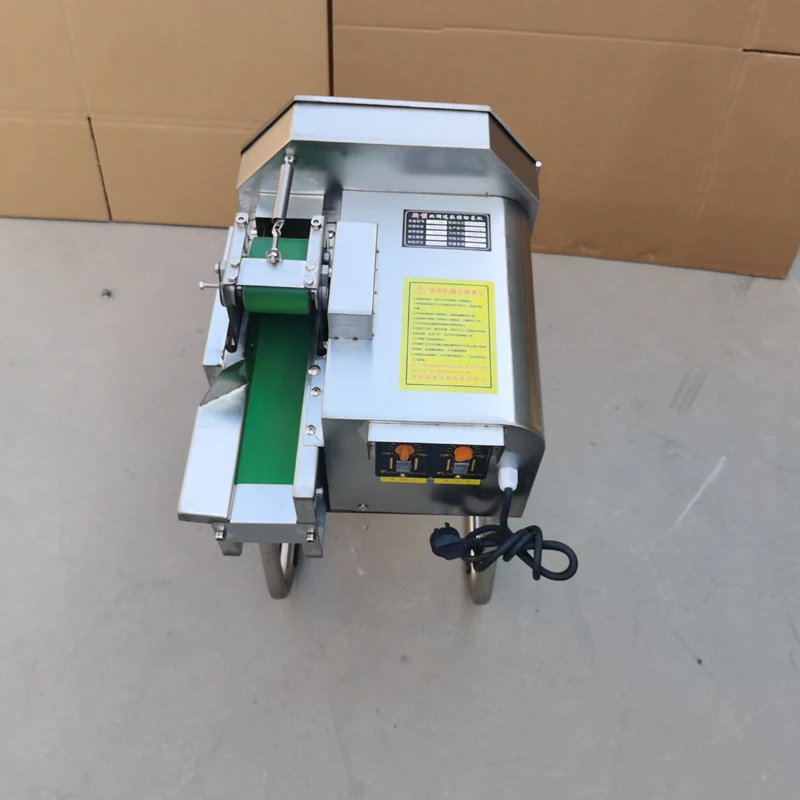 Industrial Vegetable Cutting Machine Leek Chopper Machine Commercial Electric Slicer Onion Cutter Machine