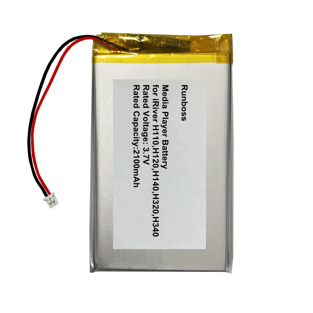 2100mAh Replacement Media Player Battery for iRiver H110, H120, H140, H320, H340 MP3 Player DA2WB18D2