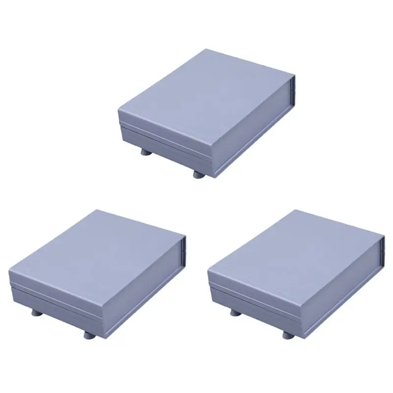 

ELEG-3X Plastic Electrical Enclosure Junction Box Case 152X120x42mm Light Grey
