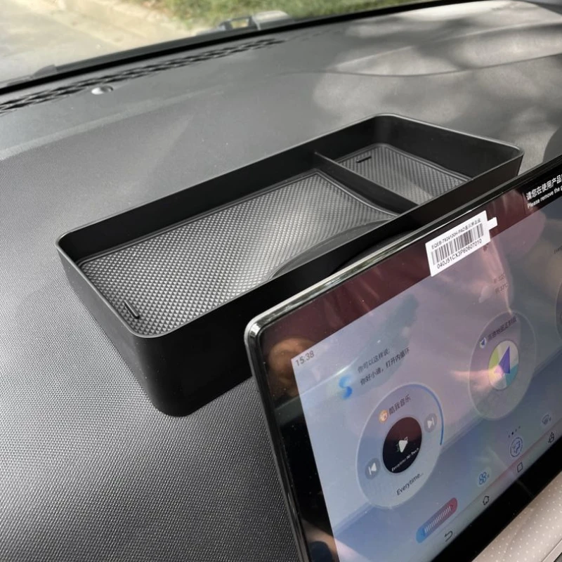 Für BYD Seagull Dolphin MINI 2025 2024 Mittelkonsole Bildschirm Hinterer Staufach Auto-Innenausstattung Armaturenbrett-Ablage – Detail 2