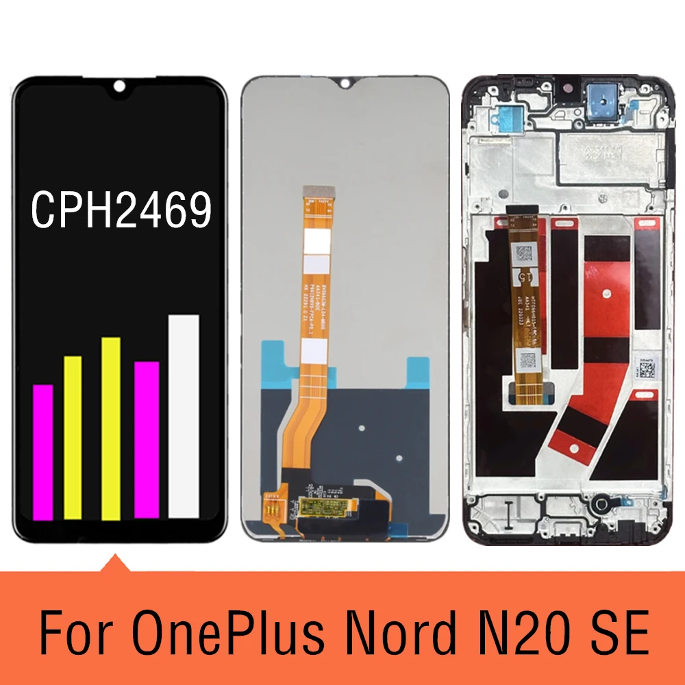 

6.56" Ips LCD For OnePlus Nord N20 SE LCD Display Screen Digitizer Assembly Replacement 1+Nord N20 SE CPH2469 LCD With Frame