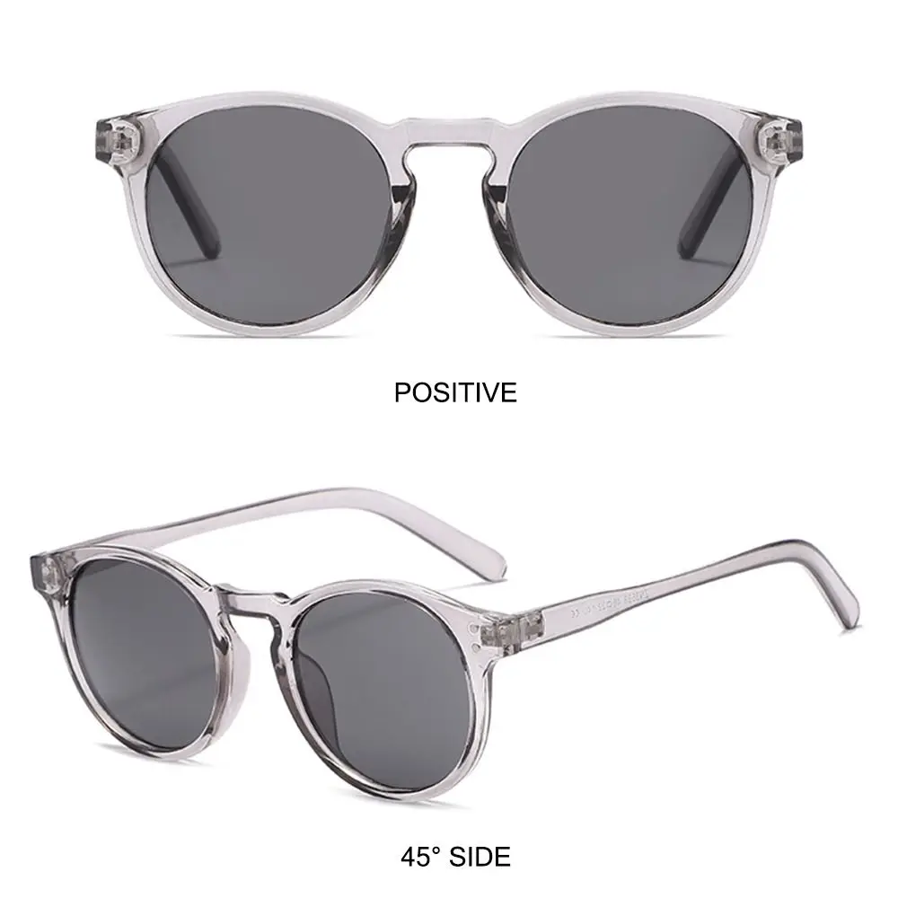 Vintage Small Frame Sunglasses for Women, Trendy Round Frame Sun Glasses Retro Shades Travel Beach UV400 Protection Eyewear
